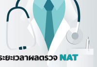 ระยะเวลาผลตรวจ NAT
